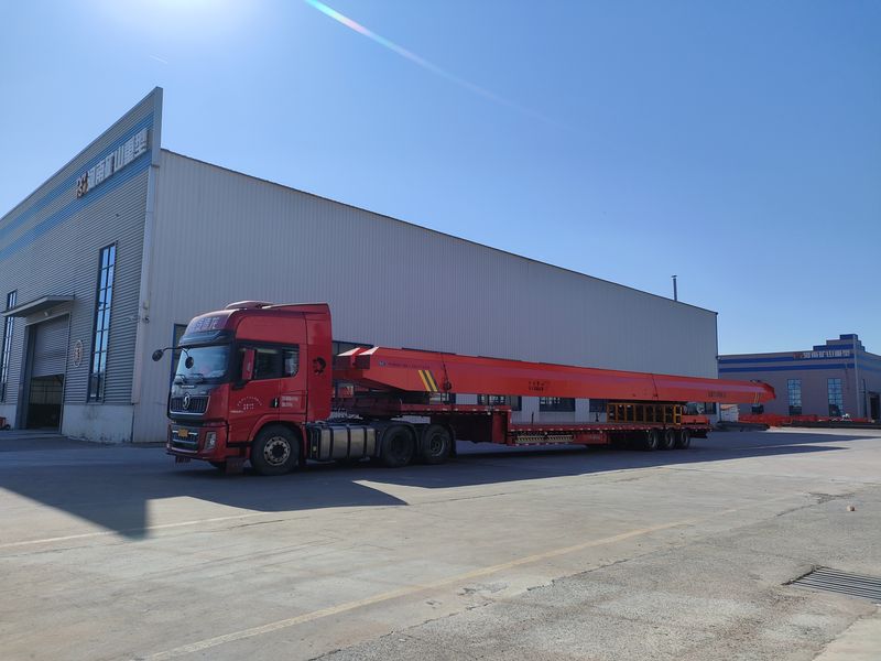 電動(dòng)單梁起重機(jī)  2臺(tái) LD3t—26.85m 制作完成，發(fā)往江蘇交付客戶使用