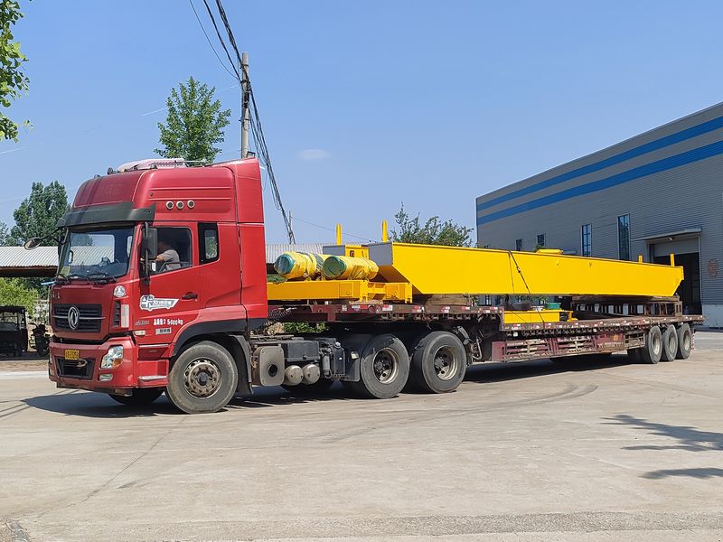 電動葫蘆橋式起重機  LH16/5t-16.4m 制作完成，發(fā)往湖南交付客戶使用。